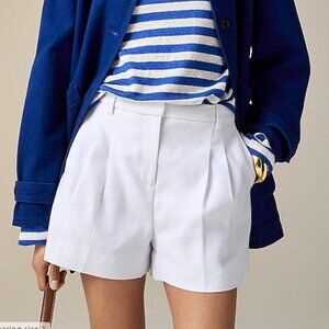 J. Crew Lucia short in stretch linen blend Size 16